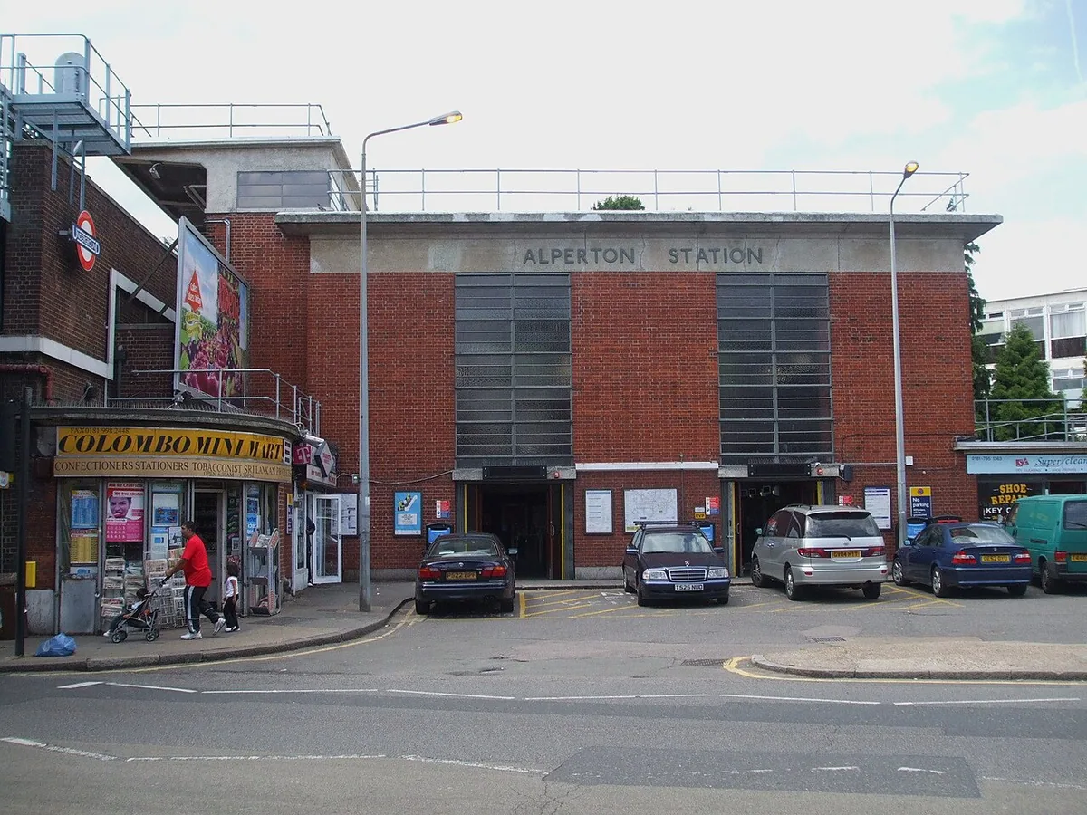Alperton tube station building