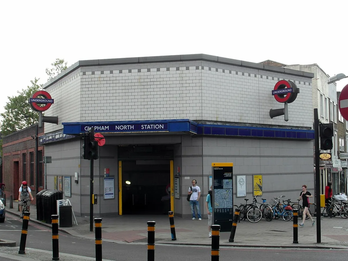 The station opened as Clapham Road on 3 June 1900 as part of an extension of the City & South London Railway to Clapham Common. The original station building was remodeleld in the 