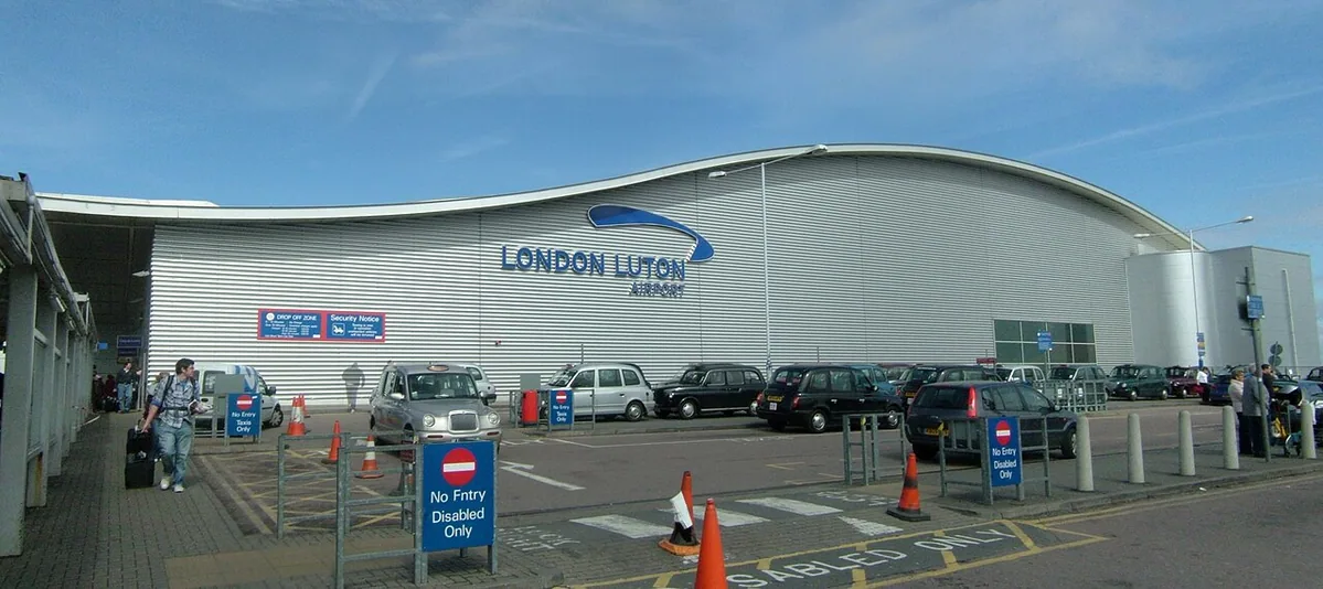 London Luton Airport's original entrance