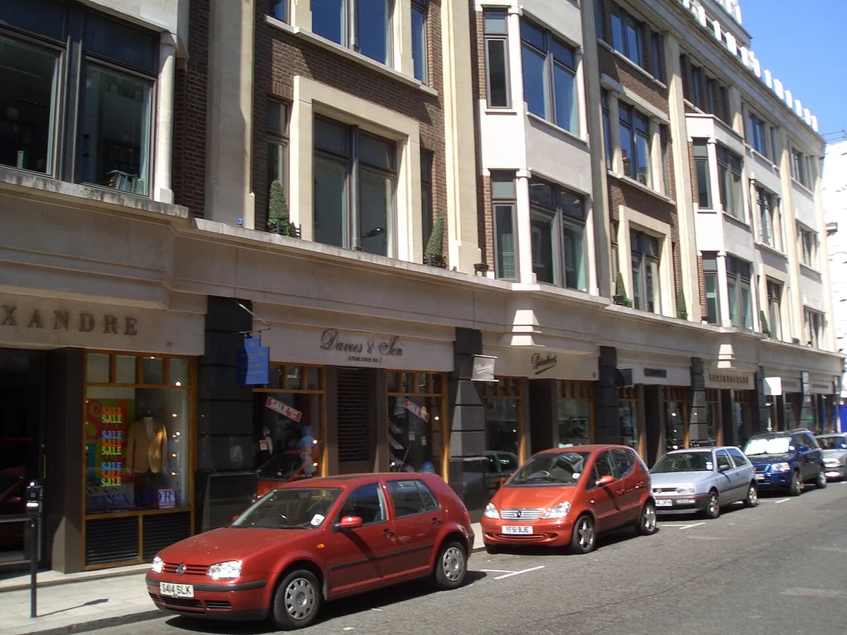 Savile Row , a shopping street in London