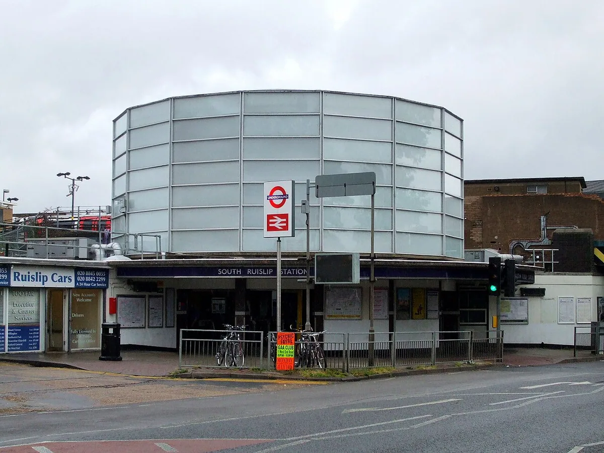 South Ruislip station, served by both London Underground and Chiltern Railways