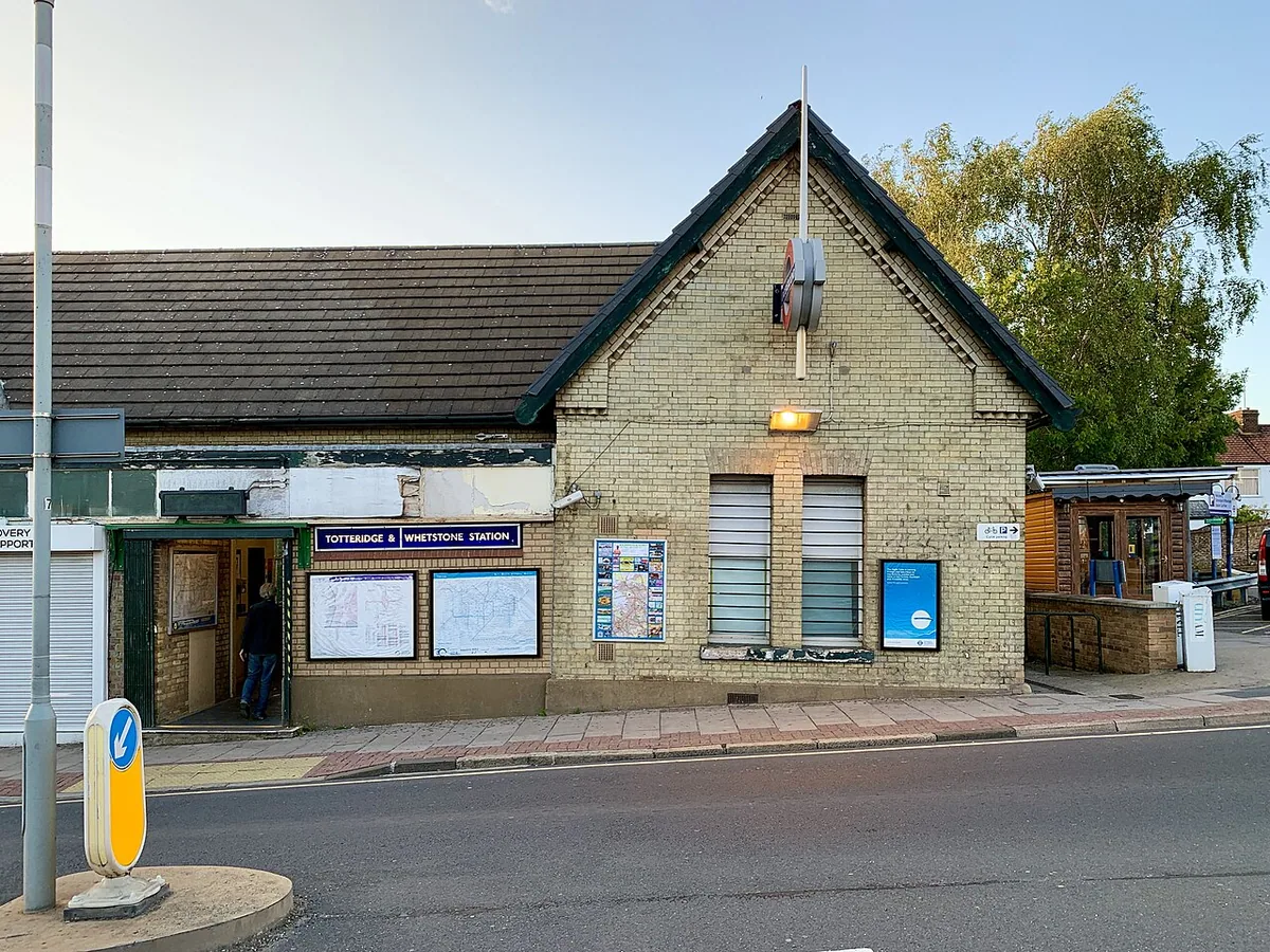 Station building of Totteridge & Whetstone tube station. Taken during my Northern Line Tube Walk .