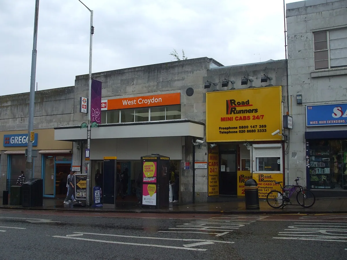 West Croydon station main entrance in 2012.